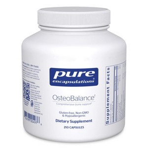 Pure Encapsulations OsteoBalance - Hypoallergenic Supplement to Promote Calcium Absorption and Enhance Healthy Bone Mineralization* - 1 of 4