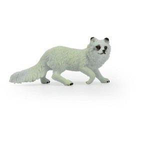White fox, Polar fox, Arctic fox, Vulpes lagopus, Hand Painted, Very Nice Plastic Design, Artic Animal, Caninds, Model, Toy,  3 Inches. CWG205 BB42 - 1 of 4