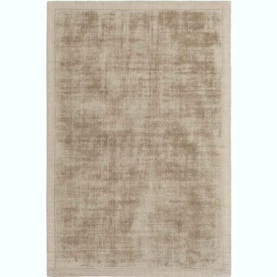Mark & Day Les Lilas 4'x6' Rectangle Loomed Indoor Area Rugs Khaki: Handwoven Viscose, Stain-Resistant, Modern Decor