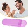 Unique Bargains Plastic Traveling Portable Toothbrush Case with Hook 1 Pc - 2 of 4