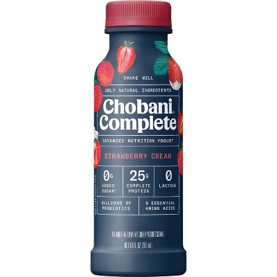 Chobani Complete Strawberry Cream Yogurt Shake - 10 fl oz