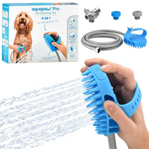 Aquapaw Dog Bath Brush Pro Sprayer And Scrubber Tool In One Indoor outdoor Dog Bathing Supplies Pet Grooming Target