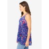 Woman Within Plus Size Tiered Tank - 4 of 4