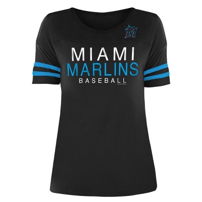MLB Miami Marlins Women's Poly Rayon T 
