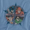 Jla Four Heroes Adult T-Shirt - 2 of 4