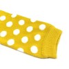 Wrapables Colorful Baby & Toddler Leg Warmers 1, Dots Yellow and White - 2 of 2