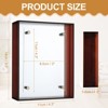 Unique Bargains Acrylic Wall Tabletop Display Floating Single Image Frame - 2 of 4