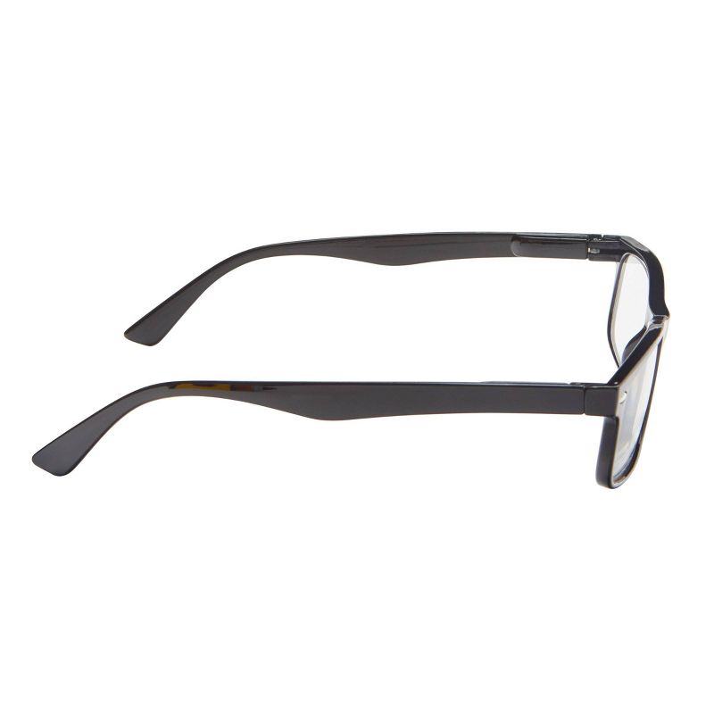 ICU Eyewear Emeryville Plastic Rectangle Shiny Reading Glasses with Metal Studs, 6 of 7