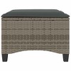 vidaXL Garden Stool Grey, Dark Grey - 3 of 4
