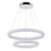 CWI Lighting Arielle LED Chandelier With Chrome Finish - 4 of 4