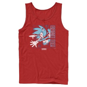 Mens Sonic the Hedgehog Game On Pose Tank Top - 1 of 4