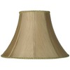 Imperial Shade Set of 2 Round Bell Lamp Shades Earthen Gold Large 8" Top x 18" Bottom x 13" Slant Spider with Replacement Harp and Finial Fitting - 3 of 4