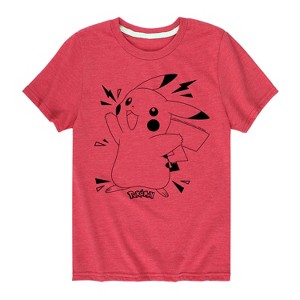 Boys' - Pokémon - Pokedex Pikachu Short Sleeve Graphic T-Shirt - 1 of 4