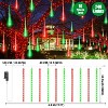 Itopfox 10 Tube 240 LED Icicle Meteor Shower Lights Waterproof Outdoor 22ft Plug In Red Green Christmas Tree Yard House Decoration 1 Pack - 4 of 4
