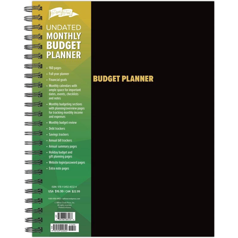 Willow Creek Press Undated Planner 8.5&#34;x11&#34; Budget, 2 of 7