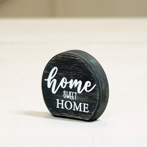 VIP Wood 4 in. Black Home Sweet Home Sign - 1 of 2