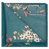 Elerevyo Men's Floral Print Soft Wedding Party Pocket Squares 1 Pcs 11.8"×11.8" - 4 of 4