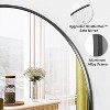 Beautyolove 24"L x 24"W Round Mirror Wall Mounted Circle Mirrors Vanity Mirror - 3 of 4