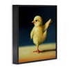 Stupell Industries Yoga Chicks Birds of Paradise Pose Funny Animal Black Framed Giclee Art - 3 of 4
