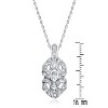 Sterling Silver White Cubic Zirconia Pendant - 3 of 3