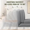 COMHOMA Folding Sofa Bed, 3-in-1 Convertible Sleeper Chair with Pillows, Space-Saving Guest Bed for Small Spaces - 4 of 4