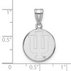 Black Bow Jewelry 14k White Gold Indiana Hoosiers NCAA Medium Pendant - 2 of 3