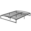 Low Profile Full Bed Frame, 6 Inch Heavy Duty Metal Mattress Foundation with Steel Slat Support, No Box Spring Needed, Easy Assembly, Black - 2 of 4