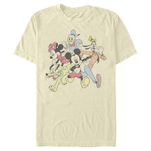 Men's Mickey & Friends Disney Donald Duck Pop Art Portrait Moody T-Shirt -  Beige - Small