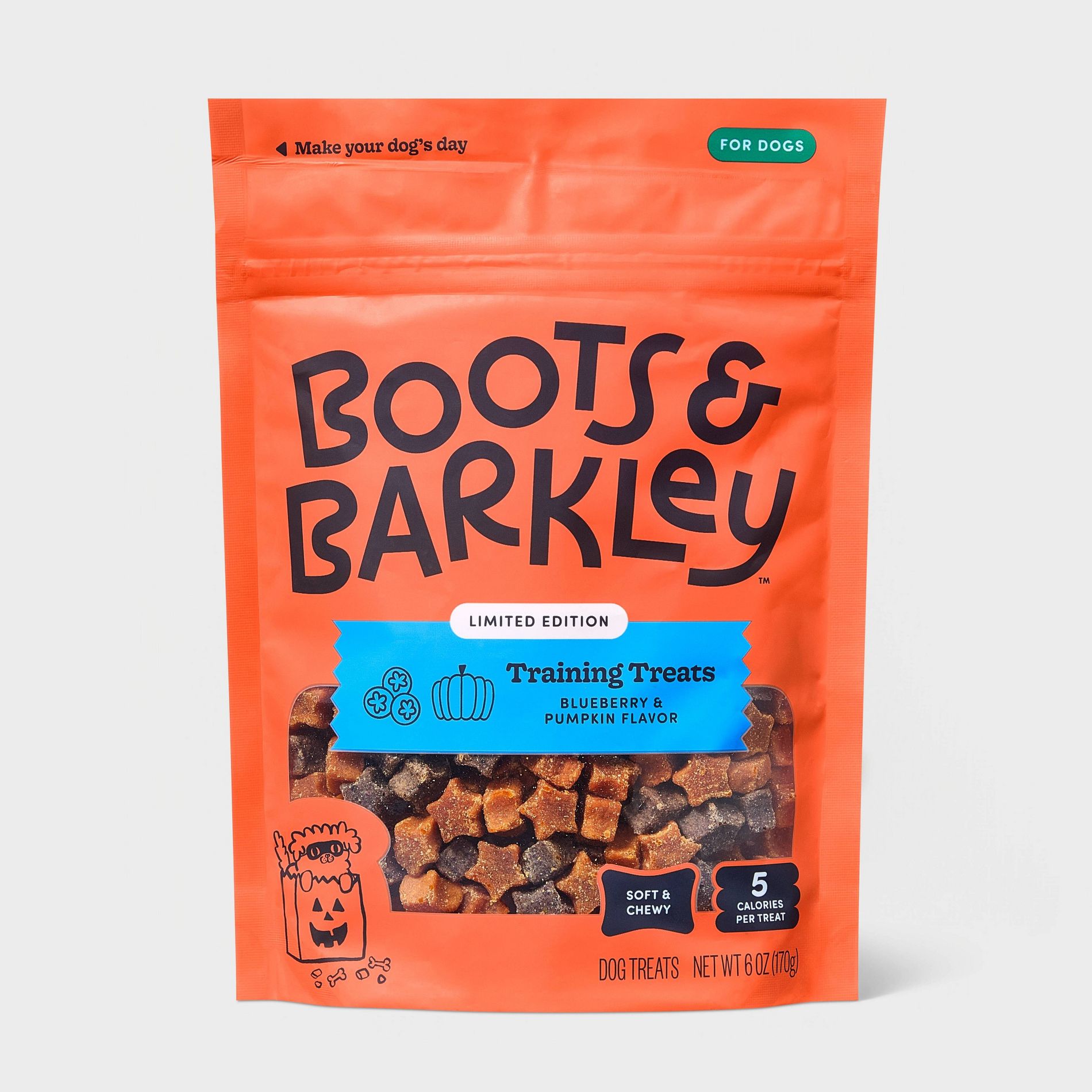 Blueberry & Pumpkin Flavor Training Treats - Boots & Barkley™ 6oz