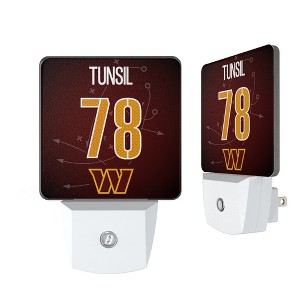 NFL Washington Commanders Players Game Tactic Night Light 2-Pack - 1 of 4