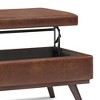 Sapphtopaz Storage Bench Ottoman with Storage, Lift Top Large Coffee Table, Ottoman Bench for Entryway Bedroom - 3 of 4