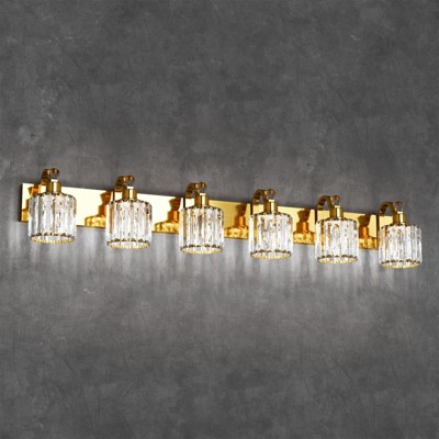 Modern Crystal Bathroom Vanity Lights Gold Bathroom Light Fixtures Crystal Vanity Shower Lights Over Mirror