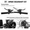 Vynxaria Unisex Mountain Bike, 21-Speed Shimano, Suspension Fork, Disc Brakes, Aluminum Frame for Men & Women - 3 of 4