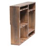 Bartow Wall Mounted Wood Wine Rack Shelf with Glass Holder - Elegant Designs - 4 of 4