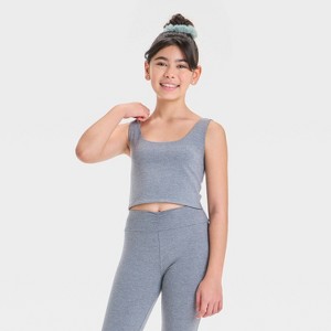 Girls' Square Neck Tank Top - art class™ - 1 of 3