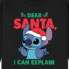 Men's - Lilo and Stitch -  Graphic Fleece Sweatshirt - 2 of 4