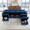 Belffin 7 Seats + 6 Sides Modular Weave Sofa with Storage Seat - 2 of 4