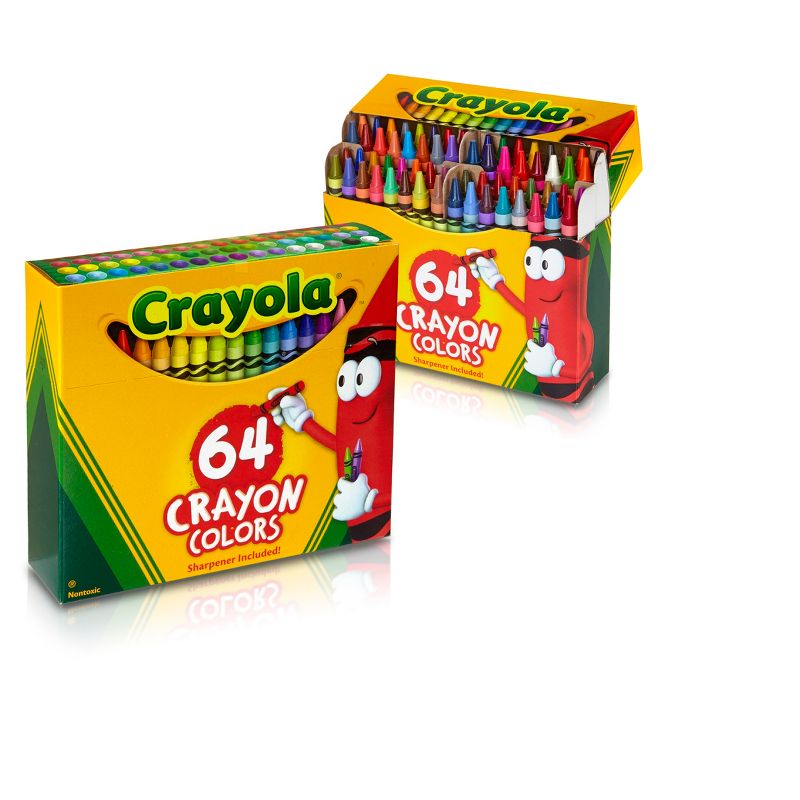 Crayola 64ct Classic Crayons with Sharpener, 4 of 11