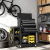 SILVEL 8-Drawer High Capacity Rolling Tool Chest with Wheels,Detachable Top Tool Box with Drawers, Locking Mechanic Tool Cart with Liner(Black) - 2 of 4