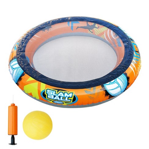 Banzai Slam Ball 360 Degree Inflatable Pvc Plastic High-energy Outdoor  Swimming Pool Or Lawn Target Net Ball Game For 4 Players Ages 8+ : Target