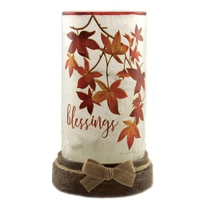 Stony Creek 8.25 In Share The Blessings Hurricane Pre-Lit Resin Base Novelty Sculpture Lights - 1 of 4