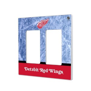 NHL Eastern Conference Teams Ice Wordmark Hidden-Screw Light Switch Plate for Double Rocker - 1 of 4