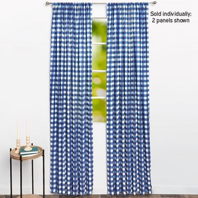 The Lakeside Collection United Plaids Window Panels
