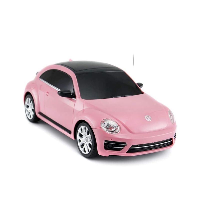 Link Ready! Set! Go! 1:24 Volkswagen Scale Beetle Remote Control RC Model Car - Pink, 2 of 4