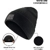 Beanie Hats for Men Women Soft & Stretchy Toboggan Hats Cuffed Skull Knit Winter Hats Men & Womens Beanie Cap Black, Olive, Gray Heather - 4 of 4