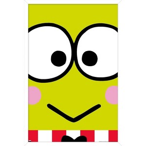 Trends International Hello Kitty and Friends - Keroppi Close-Up Framed Wall Poster Prints - 1 of 4