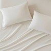 510 Design California King Cotton 144 Thread Count 100% Cotton Solid Sheet Set Ivory - 4 of 4