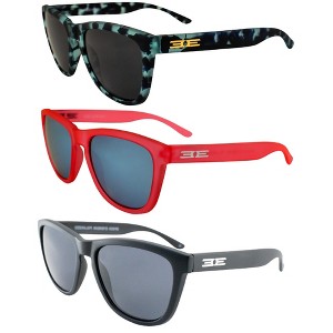 3 Pairs of Epoch Eyewear Vibe Sunglasses with Flash Mirror, Smoke Lenses - 1 of 4