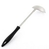 Unique Bargains Kitchen Stainless Steel Stew Spoons 10" x 2.7" Silver Tone Black 2 Pcs - 2 of 4