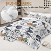 Wikineon 8 Pieces Halloween Comforter Set, Witch Pattern Bed In A Bag Bedding With Comforter Sheet Sham - 2 of 4